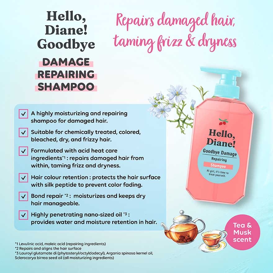 Hello, Diane! Goodbye Damage Repairing Shampoo 400ml image