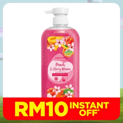 WATSONS Peach & Cherry Blossom Shower Scrub 700ml