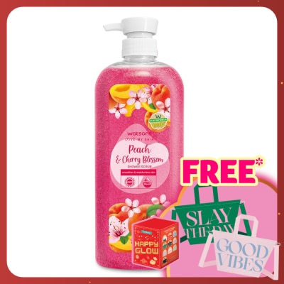WATSONS Peach & Cherry Blossom Shower Scrub 700ml