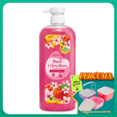 WATSONS - Peach & Cherry Blossom Shower Scrub 700ml