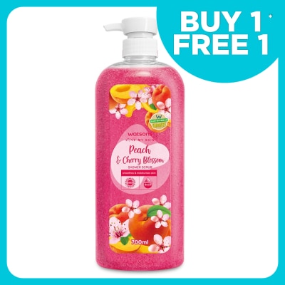 WATSONS Peach & Cherry Blossom Shower Scrub 700ml