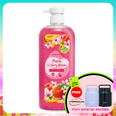 WATSONS - Peach & Cherry Blossom Shower Scrub 700ml