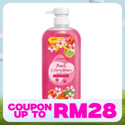 WATSONS Peach & Cherry Blossom Shower Scrub 700ml