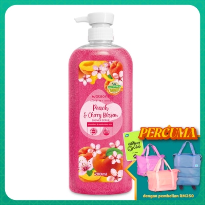 WATSONS - Peach & Cherry Blossom Shower Scrub 700ml