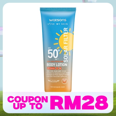 WATSONS Solar Filter Very High Protection Body Lotion SPF50+ PA++++ 100ML
