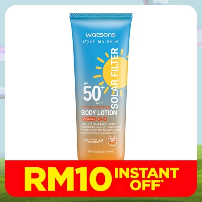 WATSONS Solar Filter Very High Protection Body Lotion SPF50+ PA++++ 100ML
