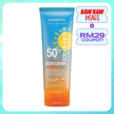 WATSONS Solar Filter Very High Protection Body Lotion SPF50+ PA++++ 100ML