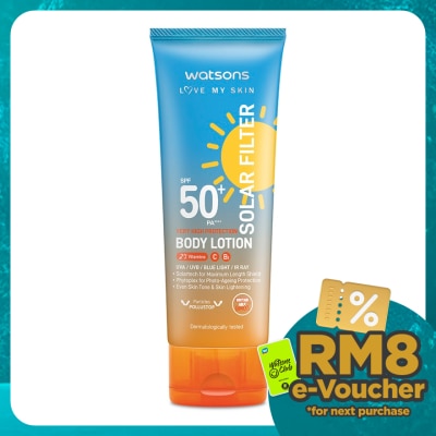 WATSONS Solar Filter Very High Protection Body Lotion SPF50+ PA++++ 100ML