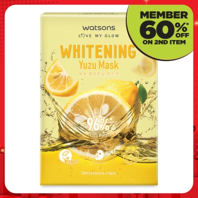 WATSONS Whitening Yuzu Mask 5s
