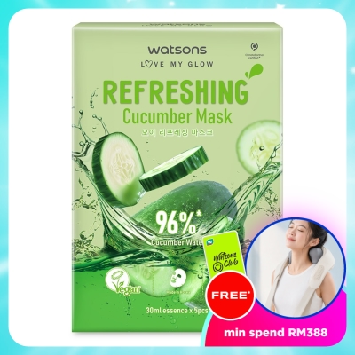 WATSONS - Refreshing Cucumber Mask 5s