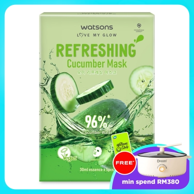 WATSONS - Refreshing Cucumber Mask 5s image