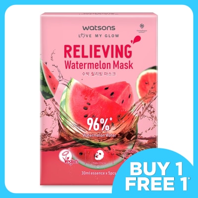 WATSONS Relieving Watermelon Mask 5s