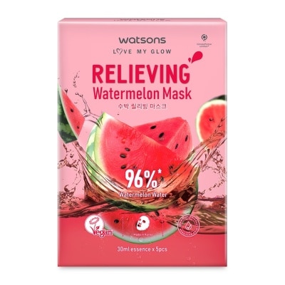WATSONS Relieving Watermelon Mask 5s