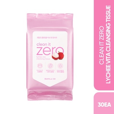 BANILA CO Clean It Zero Lychee Vita Cleansing Tissue 30s