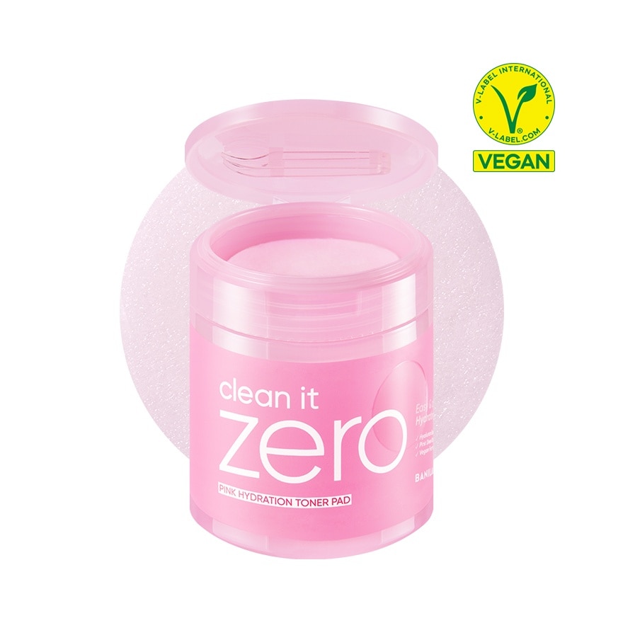 Clean It Zero Pink Hydration Toner Pad 70s