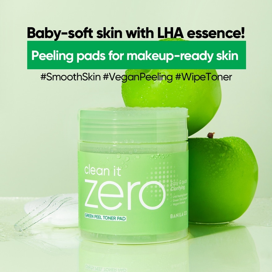 Clean It Zero Green Peel Toner Pad 70s