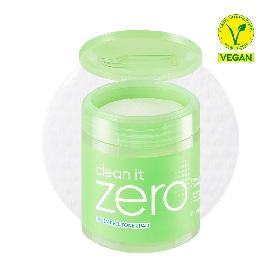 Clean It Zero Green Peel Toner Pad 70s