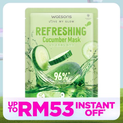 WATSONS Refreshing Cucumber Mask 1s