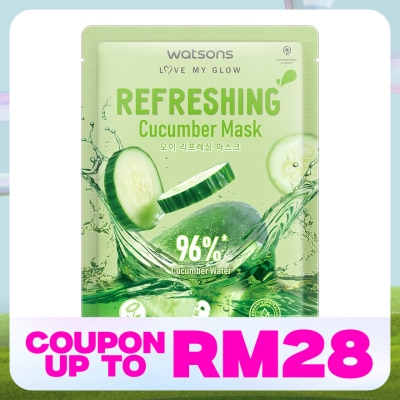 WATSONS Refreshing Cucumber Mask 1s