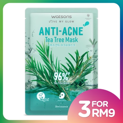 WATSONS Anti-Acne Tea Tree Mask 1s