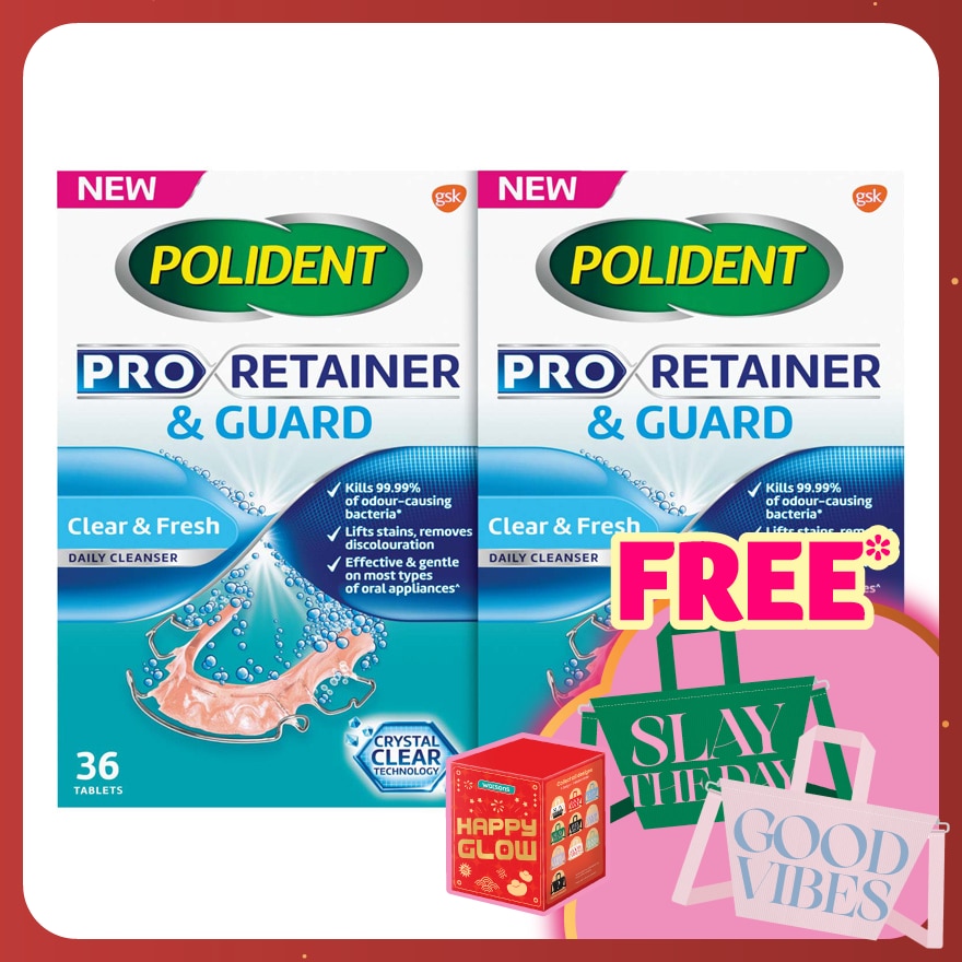 Pro Retainer & Guard Daily Cleanser 36s x2