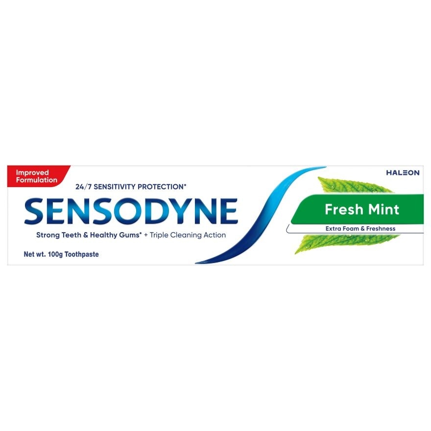 Fresh Mint Relief Sensitive Teeth Toothpaste 100g and Sensitive Teeth Multicare Soft Toothbrush 3S