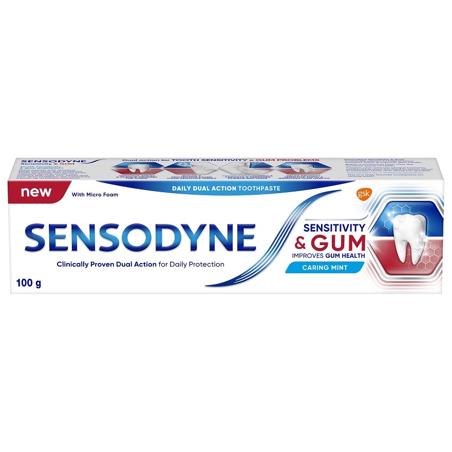 Sensitivity & Gum Toothpaste 100g and Sensitive Teeth Sen with Gum Soft Toothbrush 3S