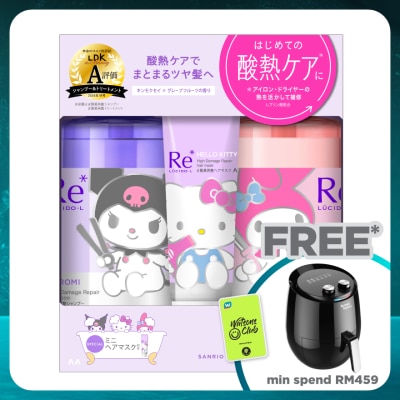 LUCIDO-L High Damage Repair Shampoo & Treatment Sanrio Characters Limited Edition Set 1s
