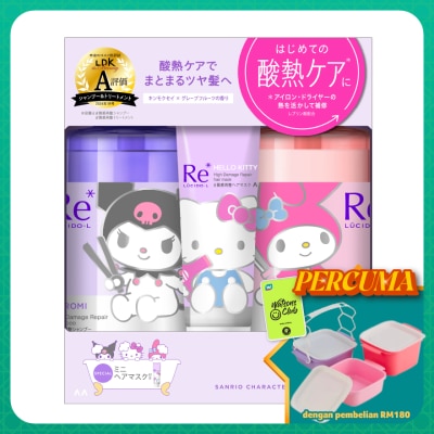 LUCIDO-L - High Damage Repair Shampoo & Treatment Sanrio Characters Limited Edition Set 1s