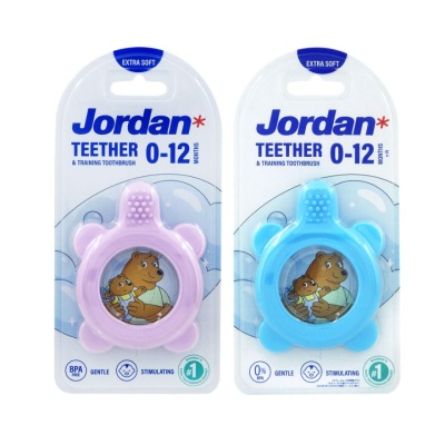 JORDAN - Step 0 Teether & Training Toothbrush (0-12 months) 1s