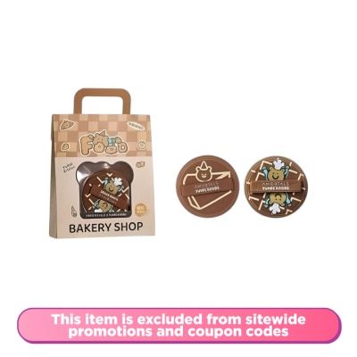 AMORTALS Soft Plush Round Loose Powder Puff Set