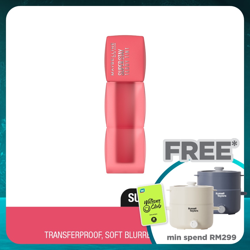 MAYBELLINE Superstay Teddy Tint 10 Current Mood