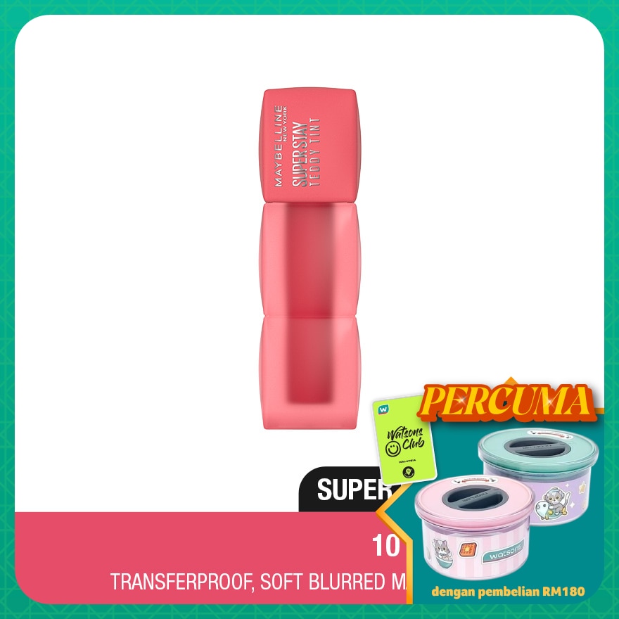 MAYBELLINE Superstay Teddy Tint 10 Current Mood