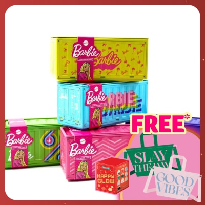 BARBIE miniature container storage box with wristband assorted design