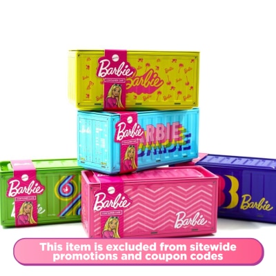 BARBIE - miniature container storage box with wristband assorted design