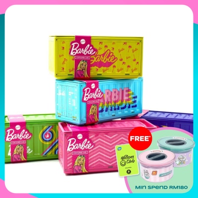 BARBIE miniature container storage box with wristband assorted design