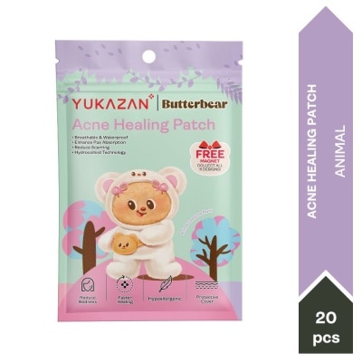 YUKA ZAN Acne Patch 20's - Butterbear (Animal)