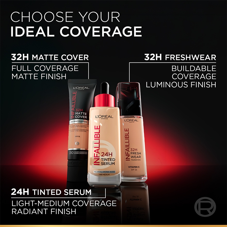 Infallible 24H Tinted Serum Rosy Light 1