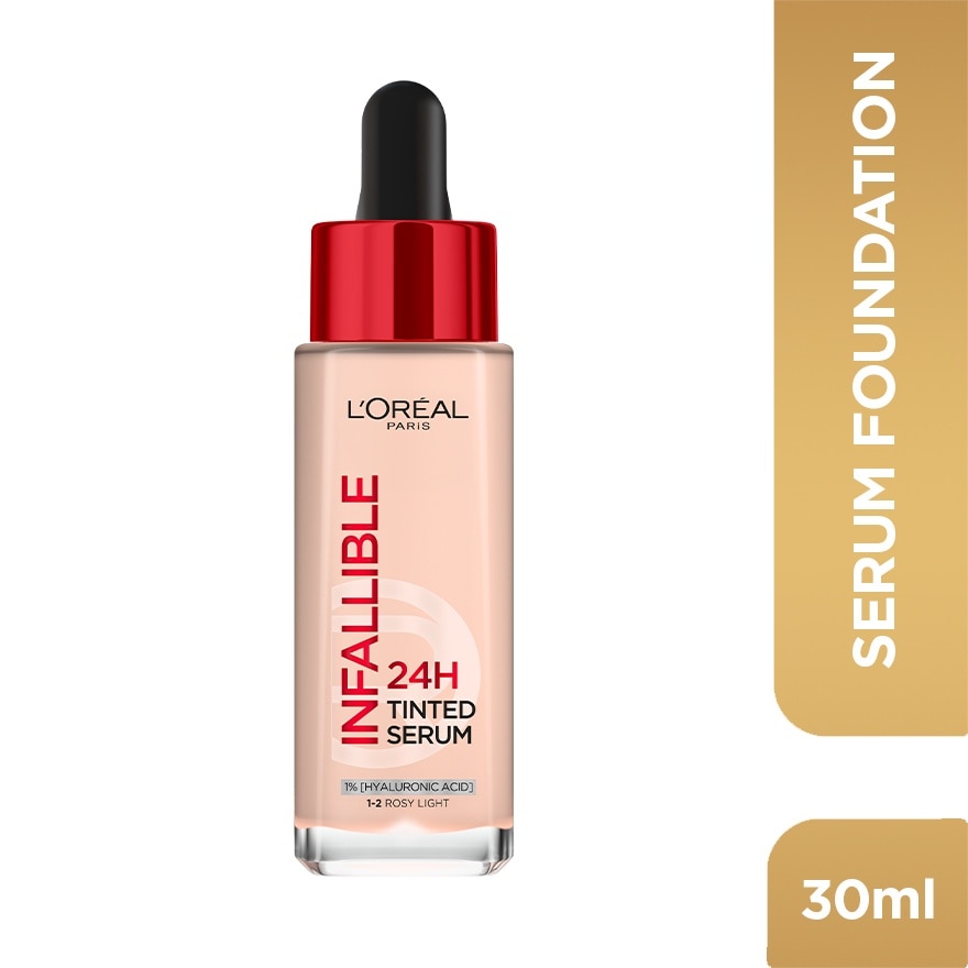 Infallible 24H Tinted Serum Rosy Light 1