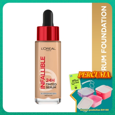 L'OREAL PARIS MAKEUP - Infallible 24H Tinted Serum Medium 4