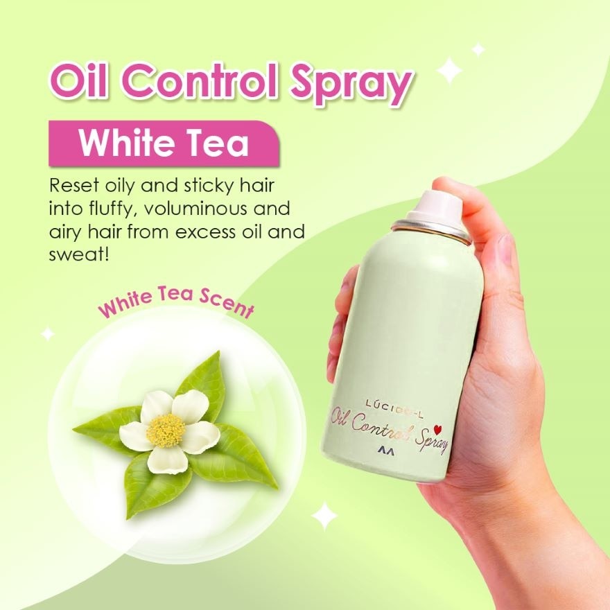 Oil Control Hair Spray White Tea 70g