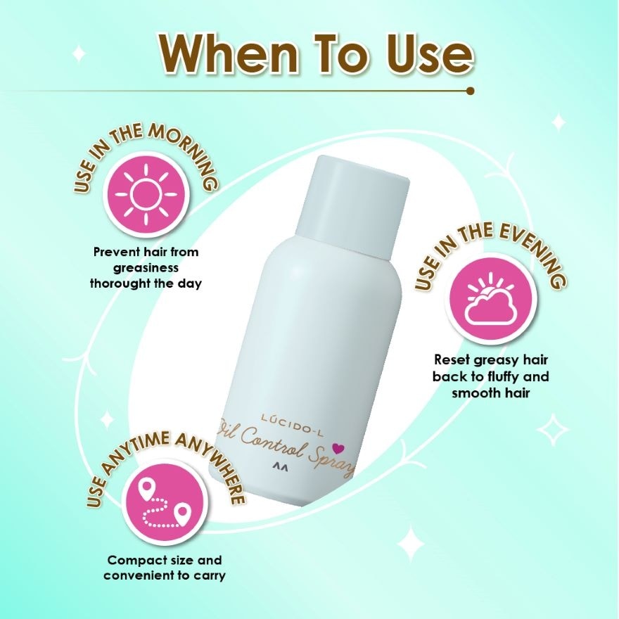 Oil Control Hair Spray Clear Fruity 70g