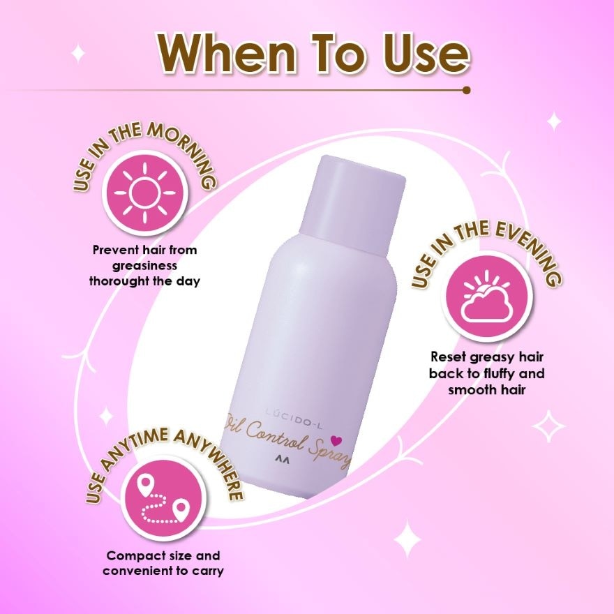 Oil Control Hair Spray Aquatic Rose 70g