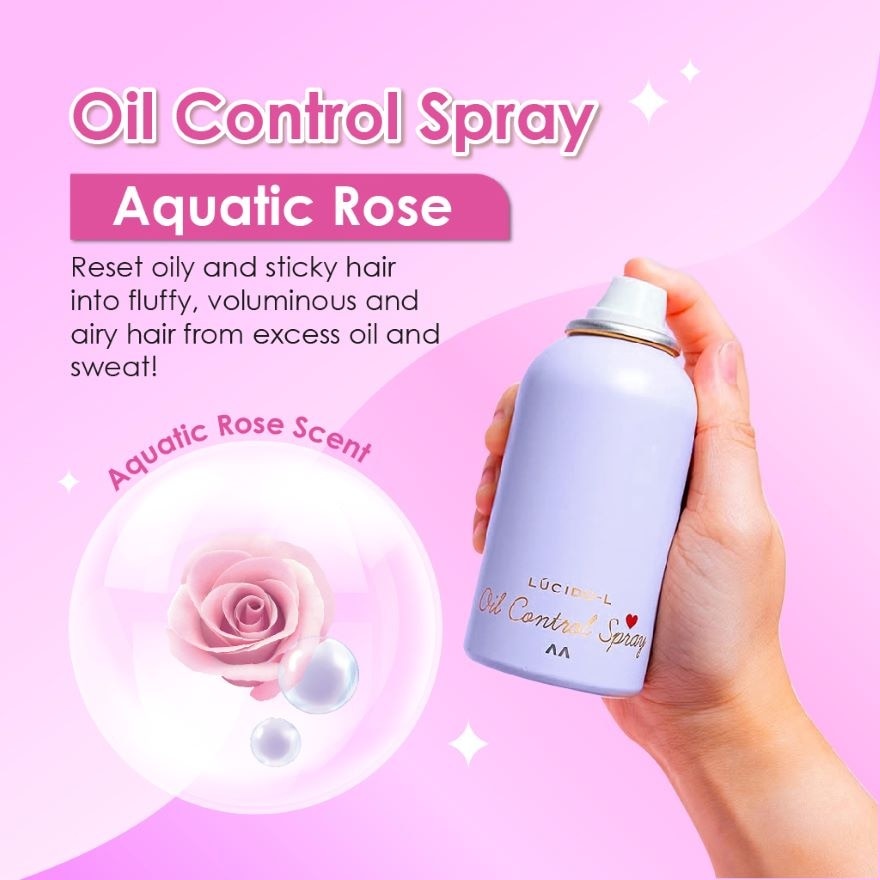 Oil Control Hair Spray Aquatic Rose 70g