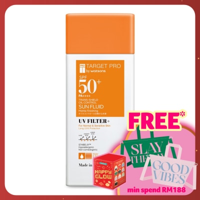 TARGET PRO BY WATSONS SPF50+ PA++++ Trans-Shield Oil Control Sun Fluid 50ml