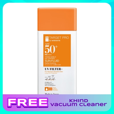 TARGET PRO BY WATSONS SPF50+ PA++++ Trans-Shield Oil Control Sun Fluid 50ml