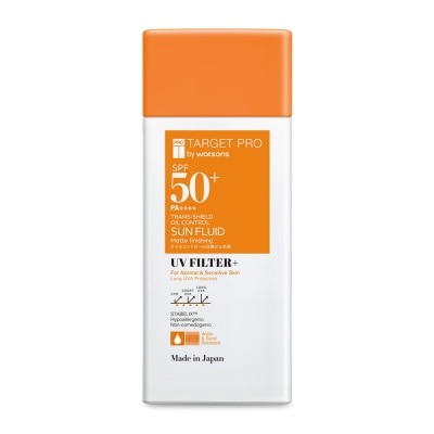 TARGET PRO BY WATSONS SPF50+ PA++++ Trans-Shield Oil Control Sun Fluid 50ml