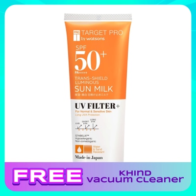 TARGET PRO BY WATSONS SPF50+ PA++++ Trans-Shield Luminous Sun Milk 60ml