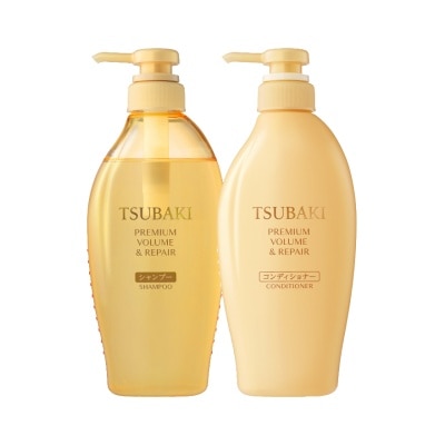 TSUBAKI Premium Volume & Repair Shampoo And Conditioner 450ml