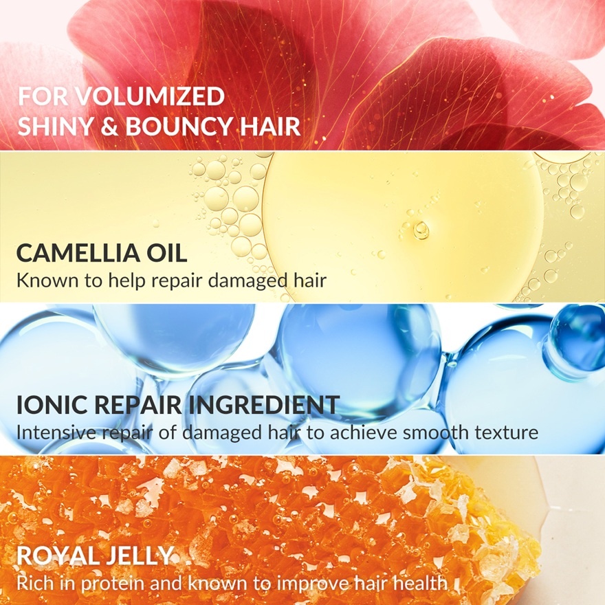 Premium Moist & Repair Shampoo, Conditioner 450ml And Repair Mask 180G 1 Set